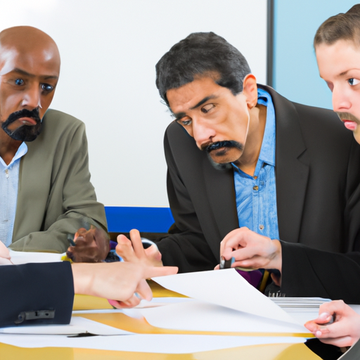 Image showcasing two businesses collaborating on a project