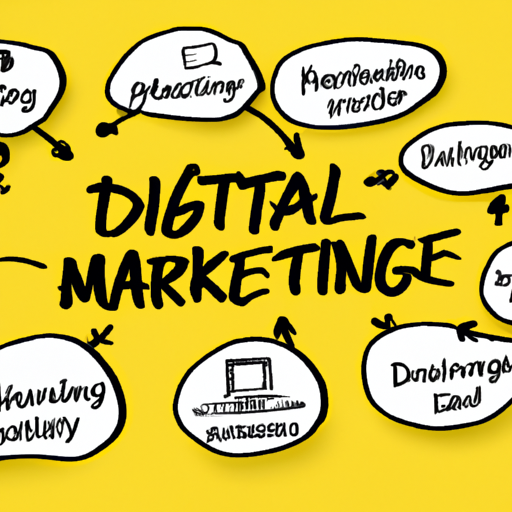 Visual representation of digital marketing strategies
